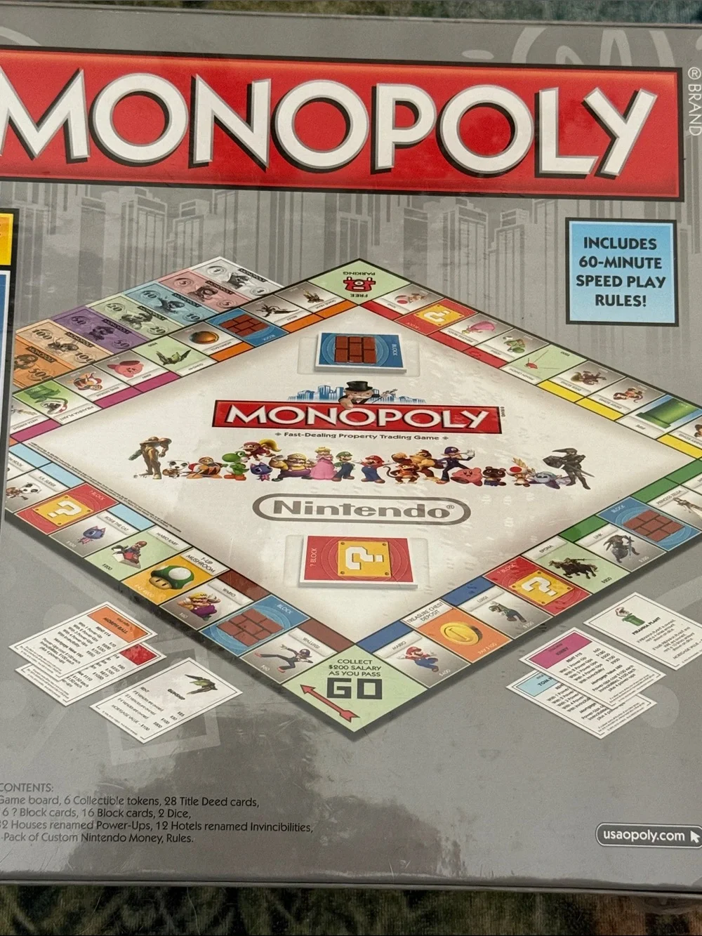Sealed 🍄 Nintendo Monopoly Collector's Edition - White, Red & Green